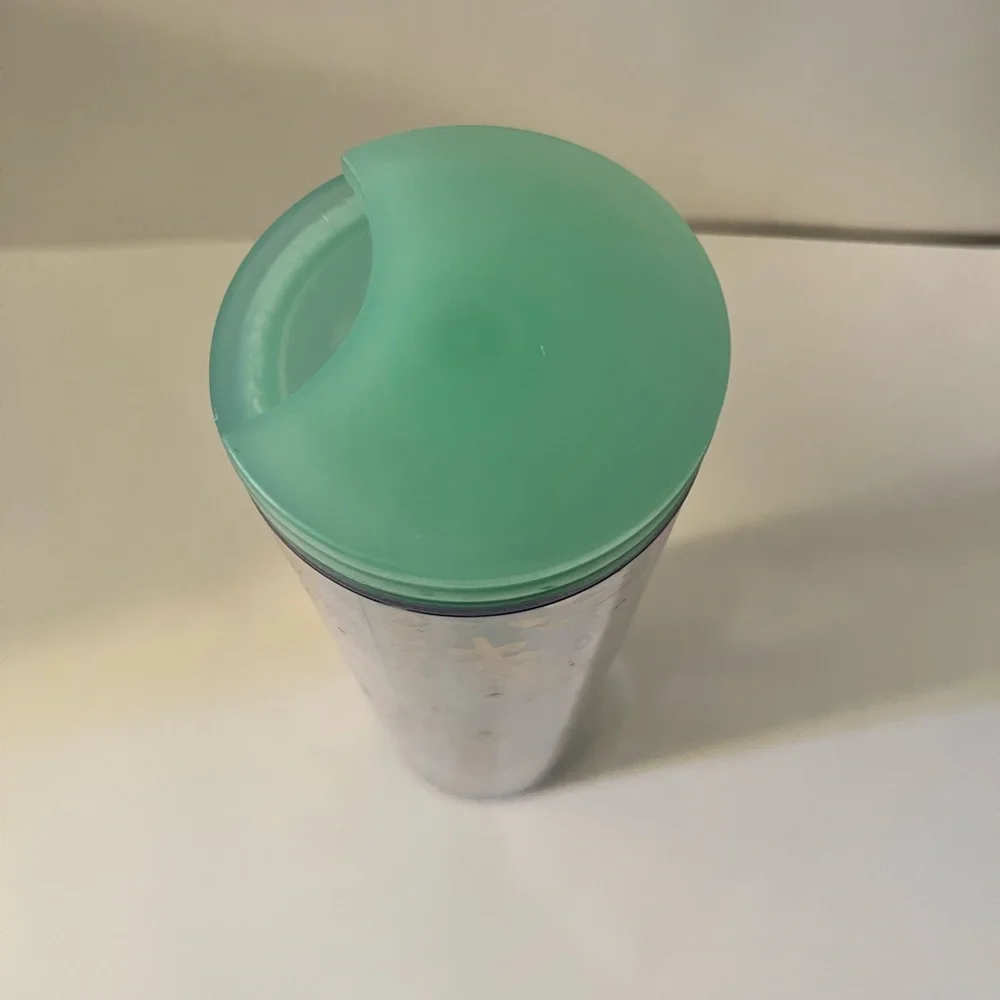 Starbucks 2020 Gold Mermaid Siren Clear Mint Green Acrylic Cold Cup Tumbler - Picture 3 of 7